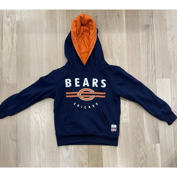 Youth Official Chicago Bears NFL Youth Hoodie Size Tag Cut - See Photos for Size - Picture 1 of 8